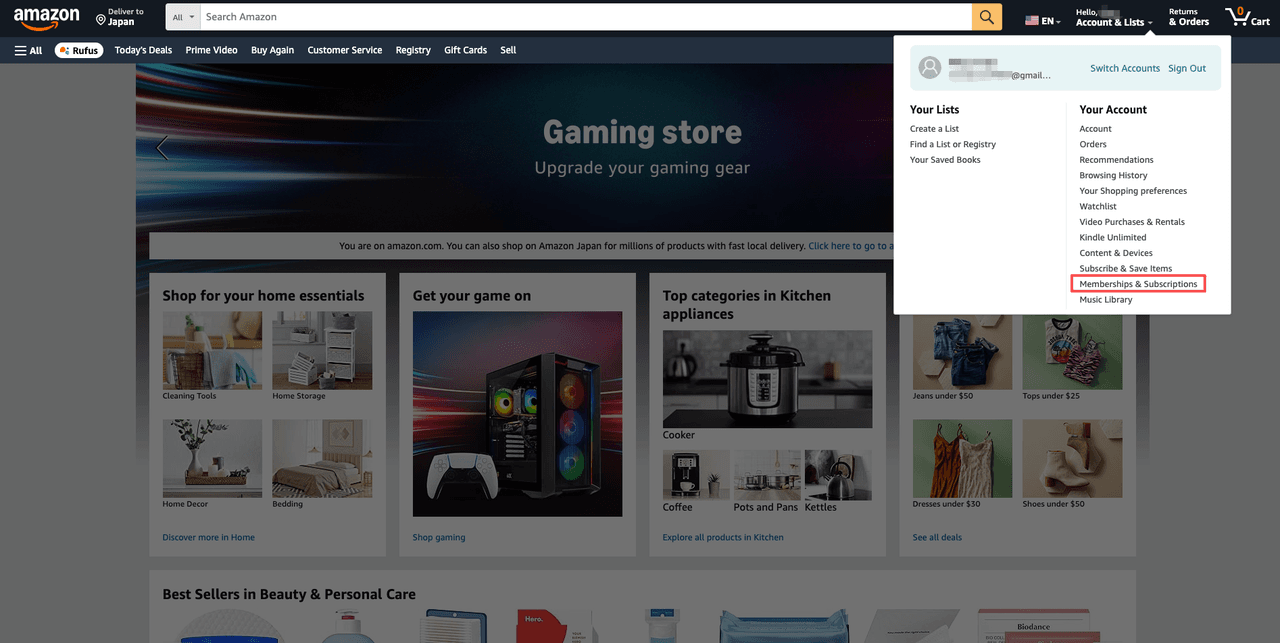 Select memberships and subscriptions from the Amazon account menu to find out how to cancel hulu on amazon easily.