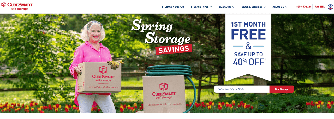 Review your account details on the official website before starting your cubesmart move out process to ensure no fees.