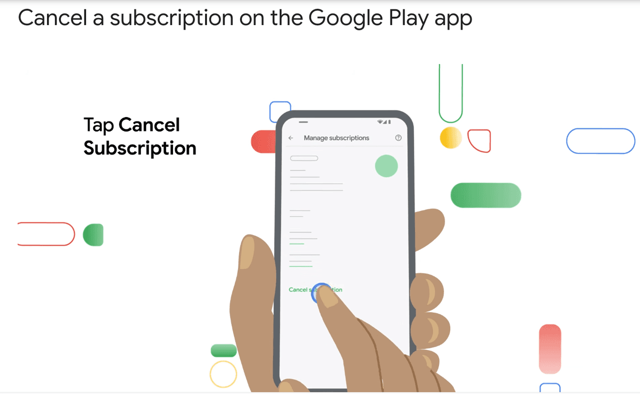Android users need to open the Google Play app to manage subscriptions and cancel Claude Pro from a mobile device.