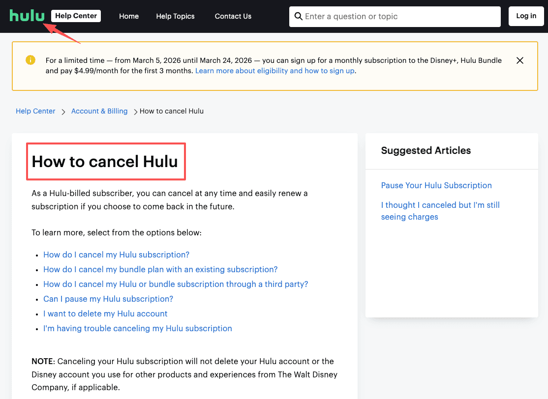 Review the Hulu help center guide on how to cancel subscription on iphone if you are billed by Hulu.