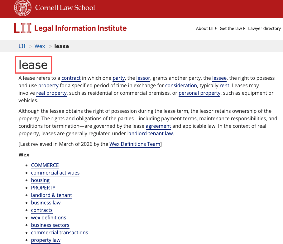 Understanding the legal definition of a lease helps clarify your rights under the extra space storage cancellation policy.