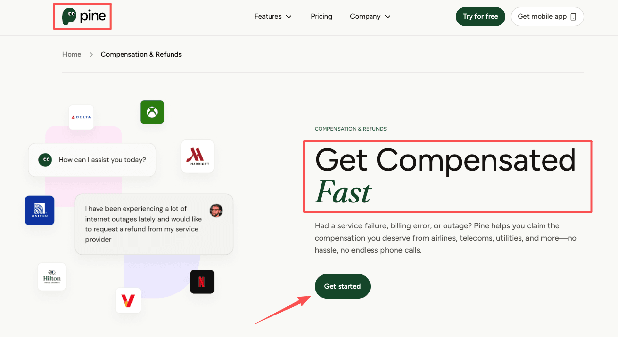  If you need refunds while figuring out how to cancel cubesmart, the Pine app can help you get compensated really fast.